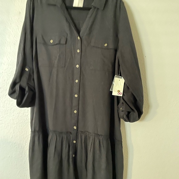 SO Dresses & Skirts - NWT SO Black Long-Sleeve Dress size XXL